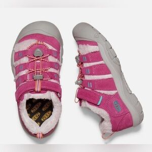 Keen Leather Newport Youth Big Kids Girls Pink Sneakers Sz 4